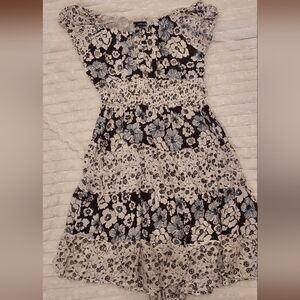 4/$18 Fairycore Off The Shoulder Floral Dress
